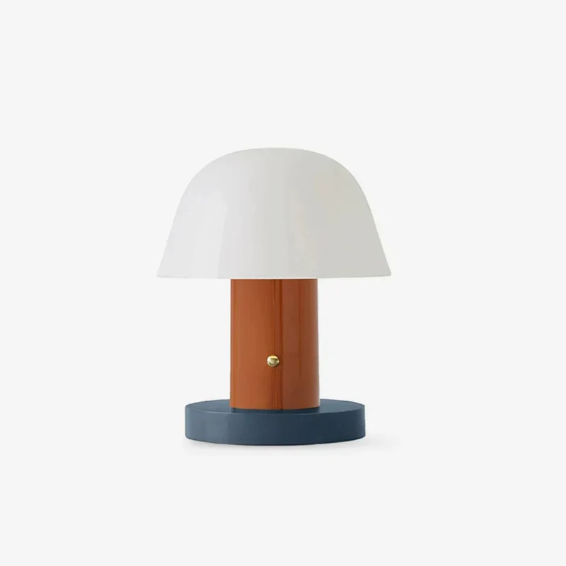 Euroselle Table Lamp Led Touch Dimmer Usb Port Polycarbonate Metal 22 Cm