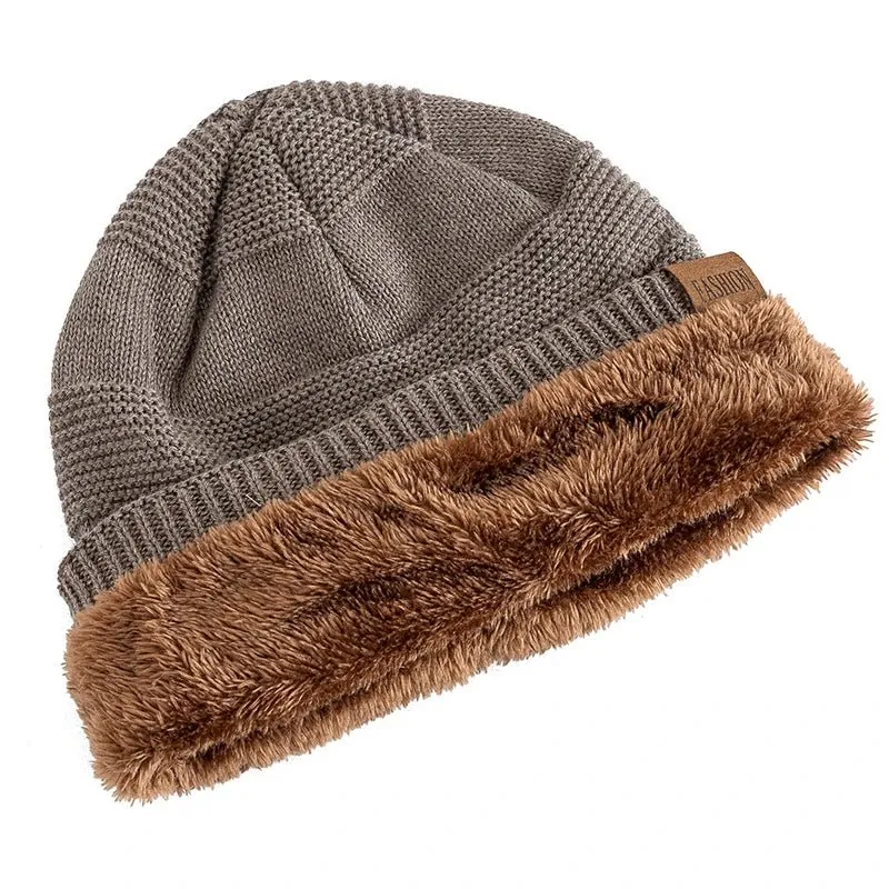 Euroselle Relaxed Fit Winter Beanie With Thermal Fleece Lining For Everyday Warmth