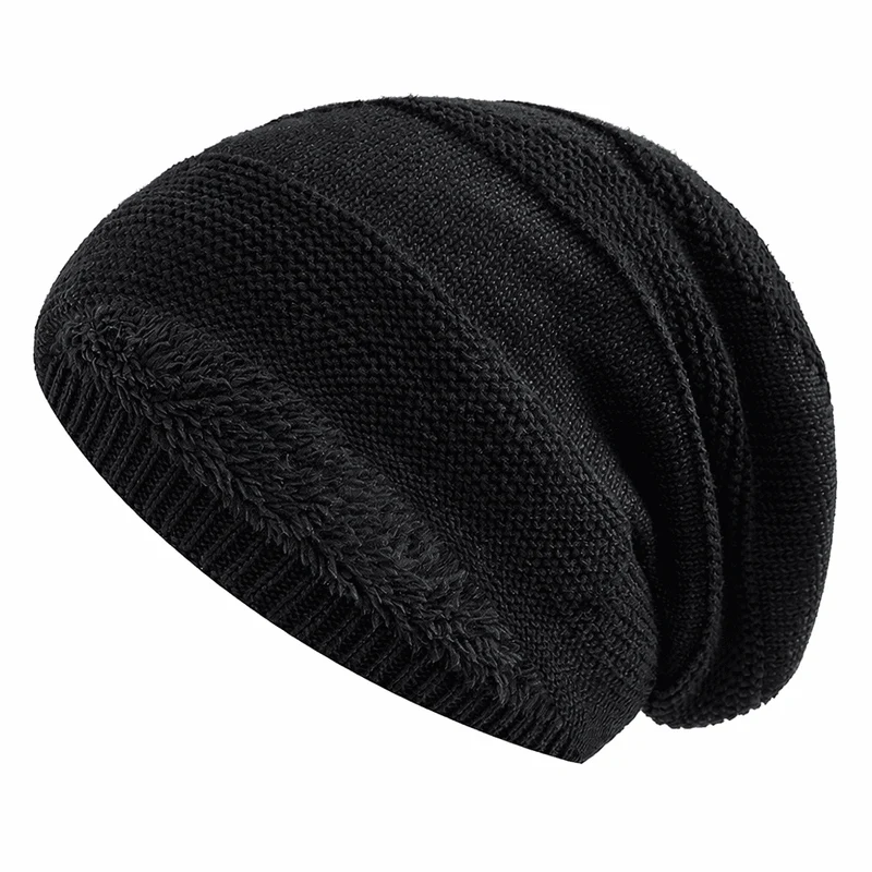 Euroselle Relaxed Fit Winter Beanie With Thermal Fleece Lining For Everyday Warmth