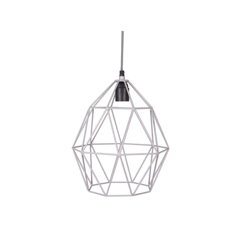 Hängelampe Wire Pendelleuchte aus Metall mit Kabel und Fassung