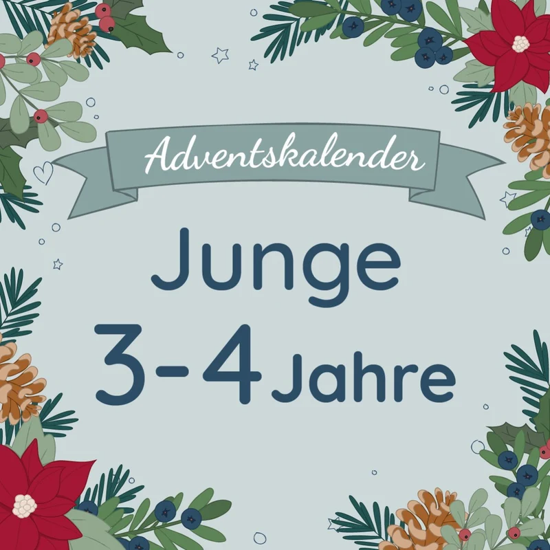 Adventskalender-Inhalt Junge 3-4 Jahre