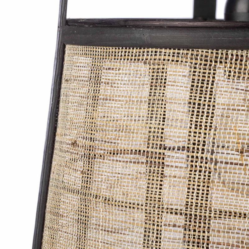 Hängelampe Pendelleuchte Mavis aus Bambus mit Holzdetails