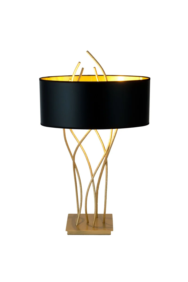 Tischlampe Elba Oval mit Schirm 45x26cm
