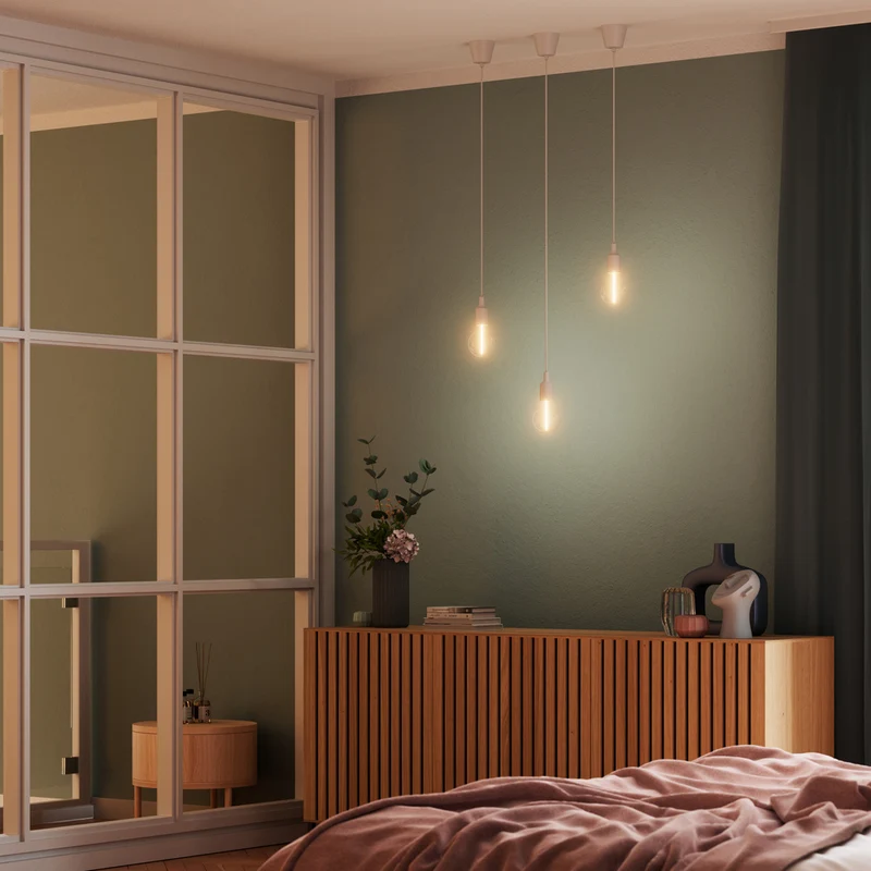 OSRAM Vintage 1906® Pendelleuchte BELL E27, weiß