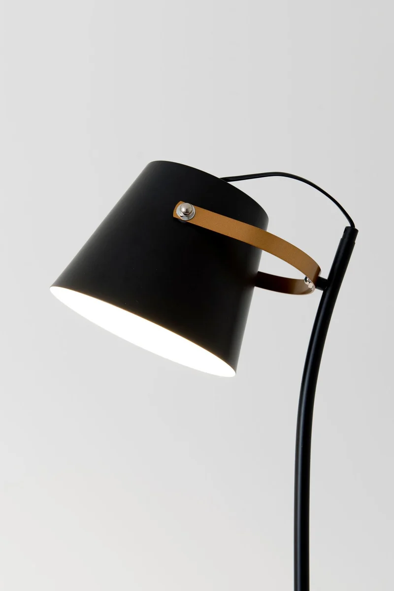 Stehleuchte Esperto mit Schirm Rund 143 cm Gold