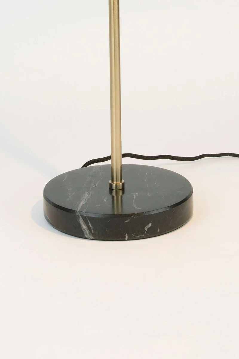 Tischlampe Oktavia Marmor Marmorfuß mit Schirm