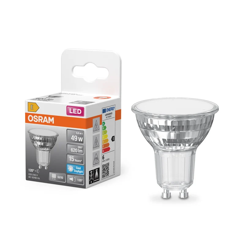 OSRAM LED Star Reflektor-Lampe, 6.9W, 620lm, GU10 , Kaltes Tageslicht