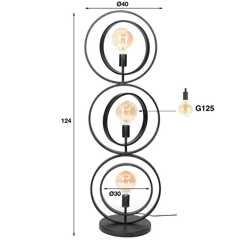 Stehlampe 3L Turn around