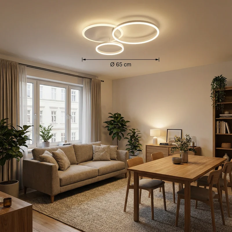 Lumenia Sleek Minimalist LED Pendant Light For Modern Kitchen By Euroselle