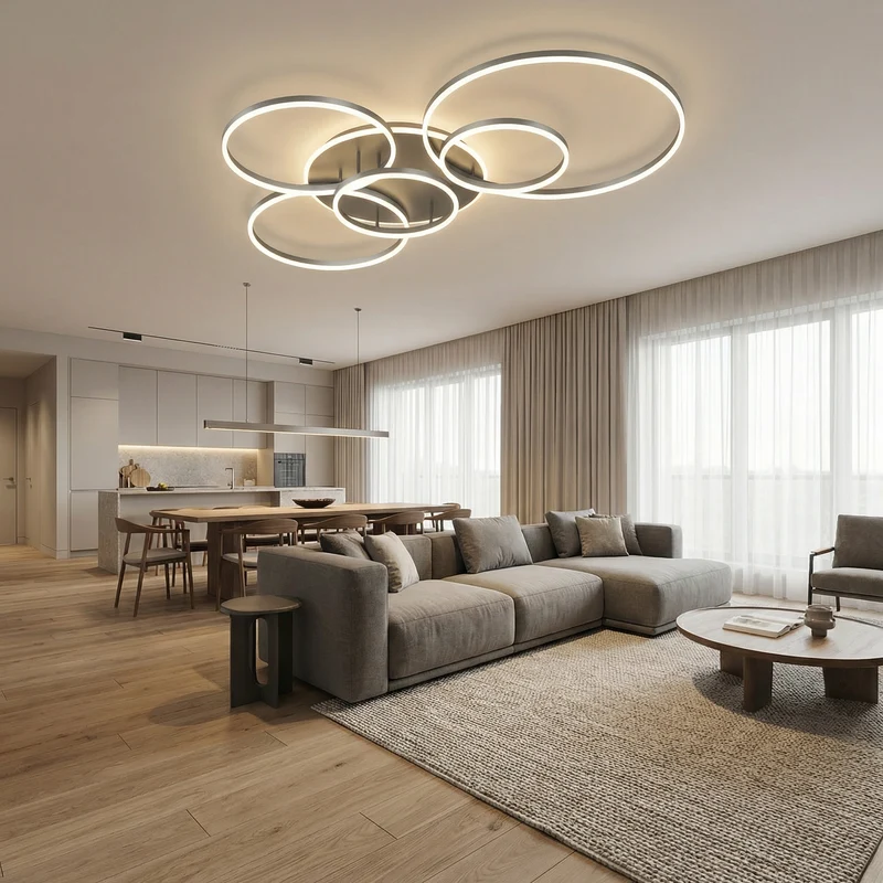 Lumenia Sleek Minimalist LED Pendant Light For Modern Kitchen By Euroselle