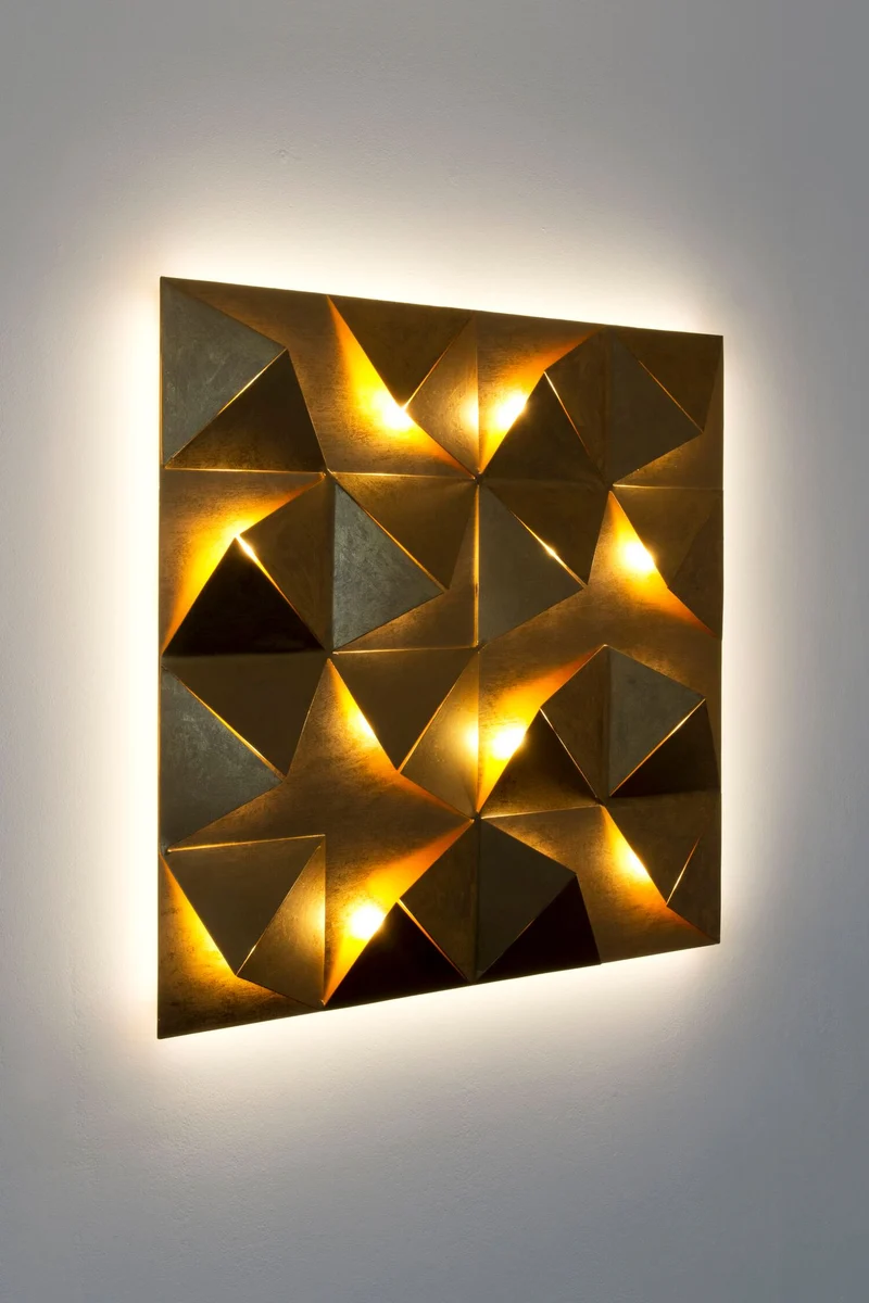 LED-Wandleuchte Illusione 17-flammig dimmbar 80x5cm