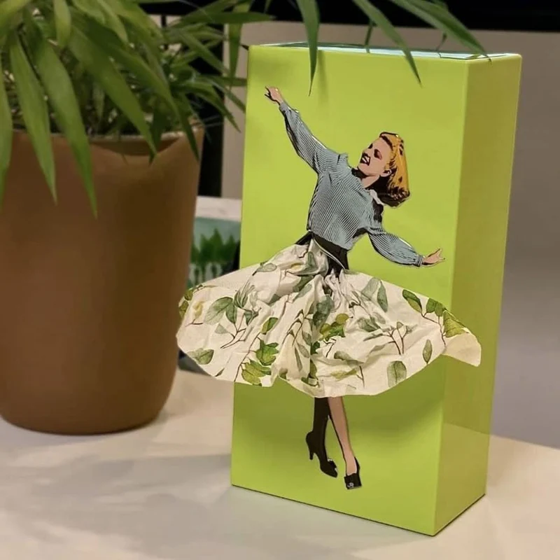 Playful Skirt Tissue Box By Euroselle For Creative Home Decoration