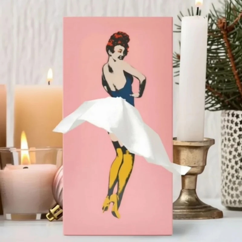 Playful Skirt Tissue Box By Euroselle For Creative Home Decoration