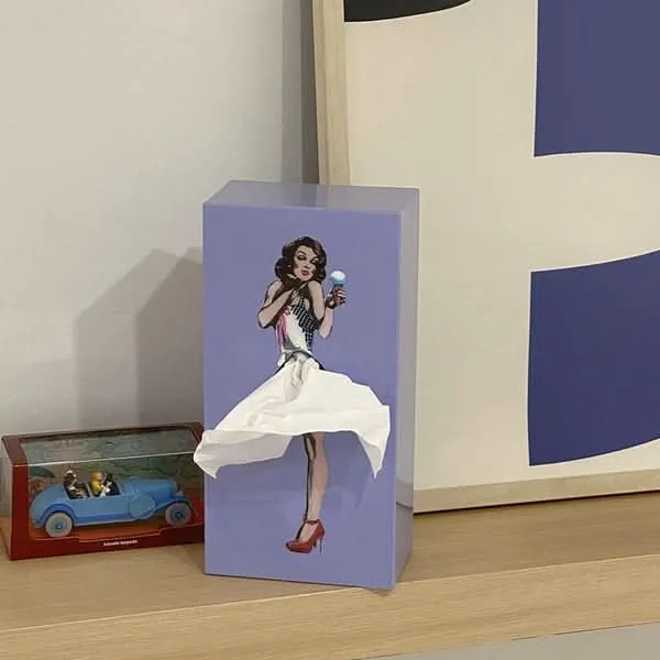 Playful Skirt Tissue Box By Euroselle For Creative Home Decoration