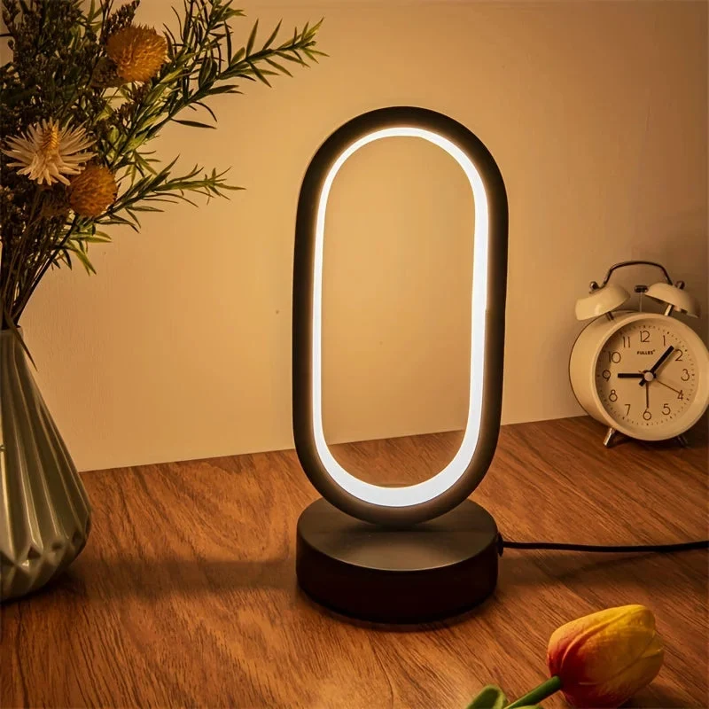 Euroselle LED U Shaped Lamp 12W Aluminum Frame Warm White Indoor