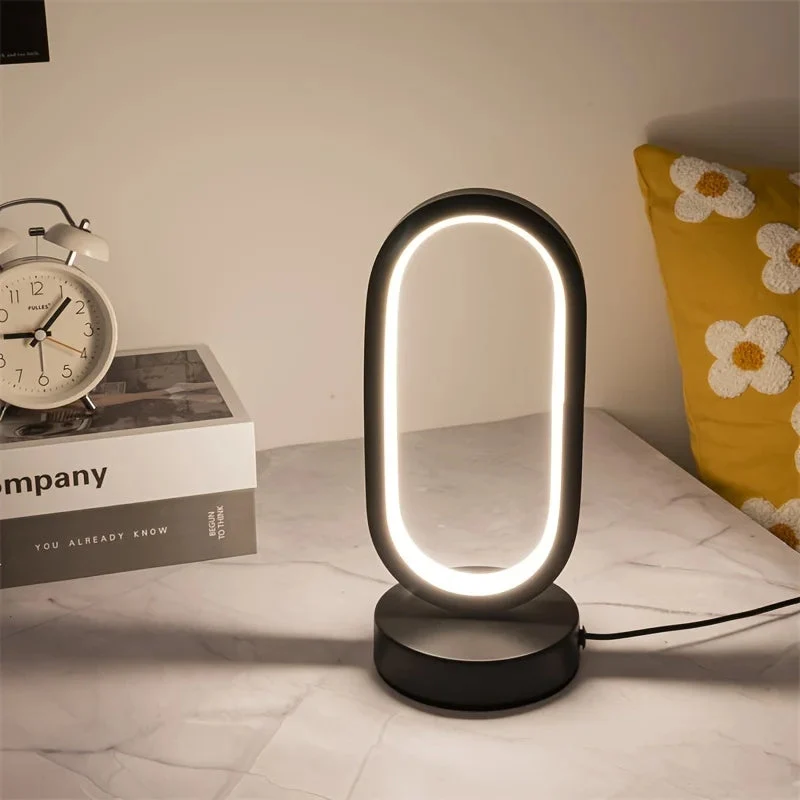 Euroselle LED U Shaped Lamp 12W Aluminum Frame Warm White Indoor