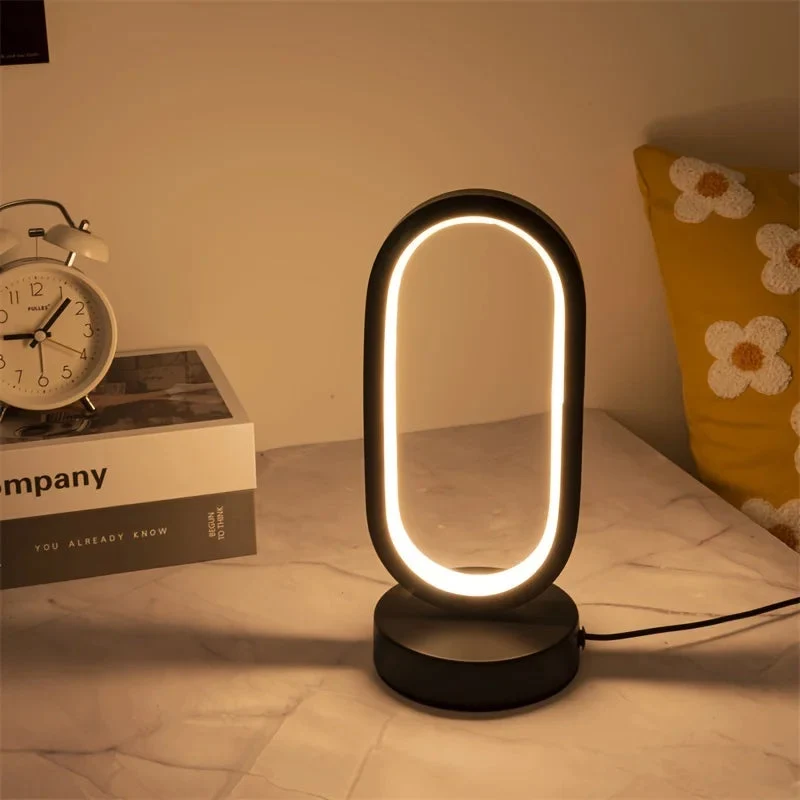 Euroselle LED U Shaped Lamp 12W Aluminum Frame Warm White Indoor