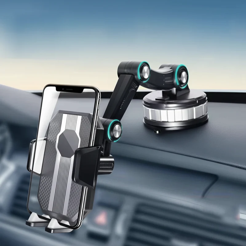 Euroselle Universal Car Phone Mount With Adjustable 360 Degree Rotation
