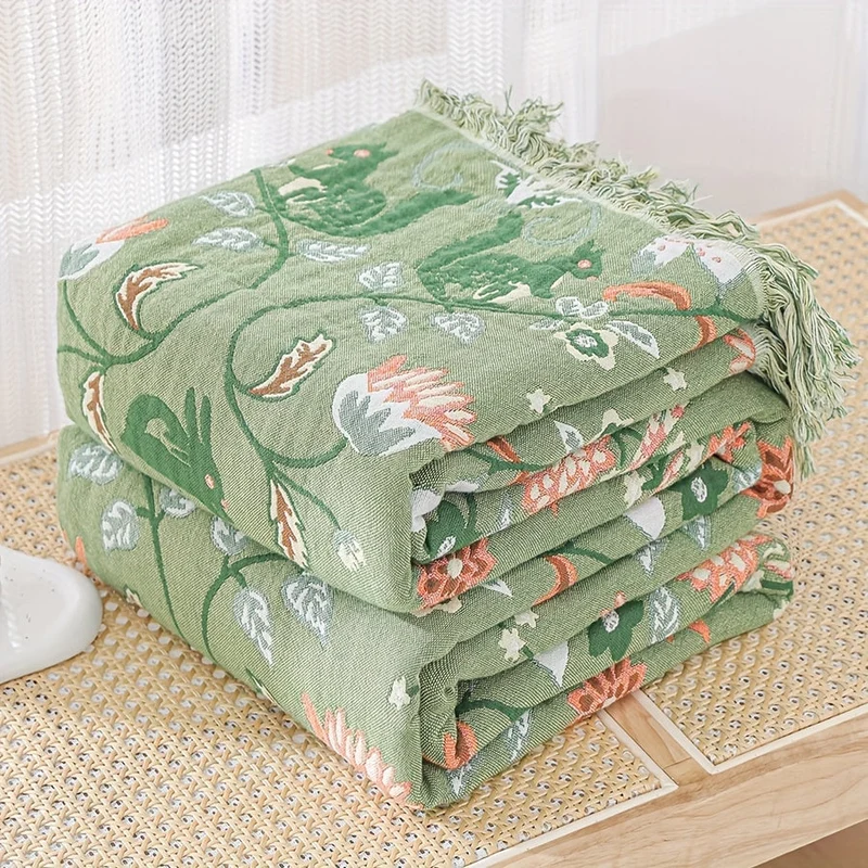 Euroselle Lightweight Reversible Cotton Chiffon Bedspread For Year-Round Comfort