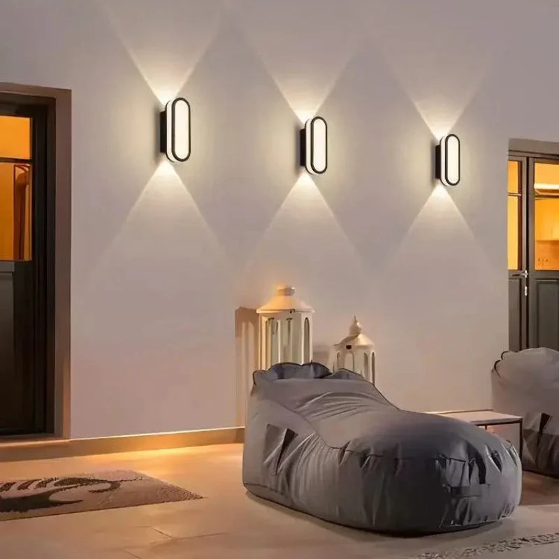 Nordic Aluminum LED Wall Light Outdoor Sconce By Euroselle