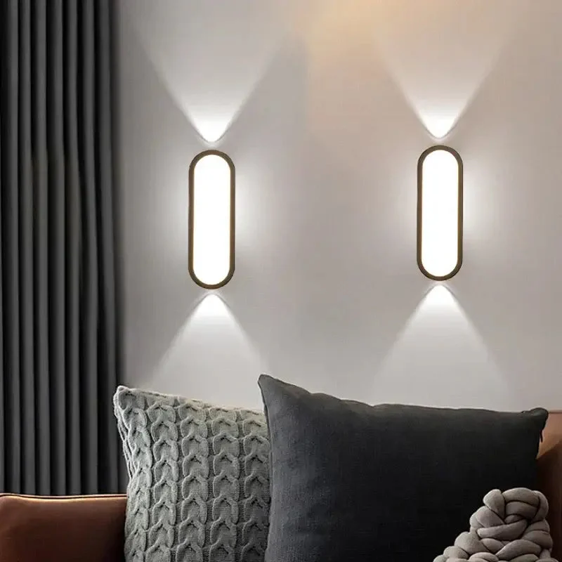Nordic Aluminum LED Wall Light Outdoor Sconce By Euroselle