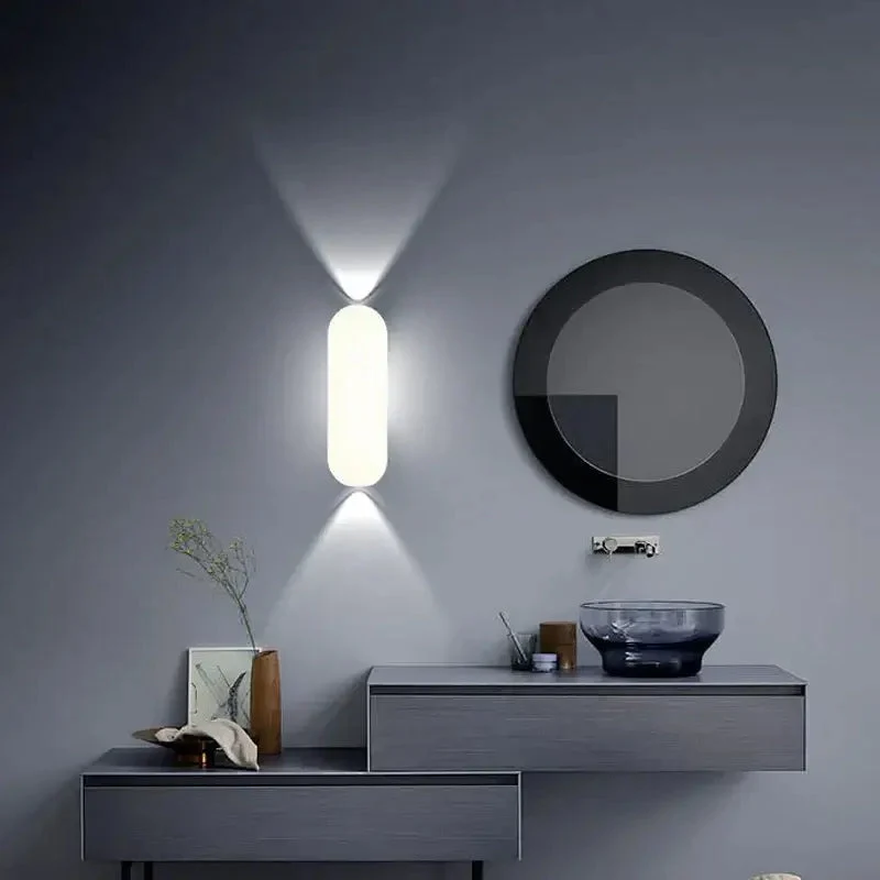 Nordic Aluminum LED Wall Light Outdoor Sconce By Euroselle