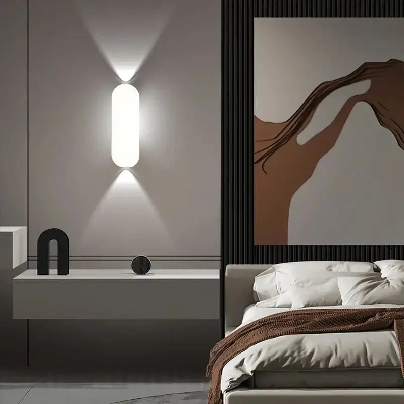 Nordic Aluminum LED Wall Light Outdoor Sconce By Euroselle