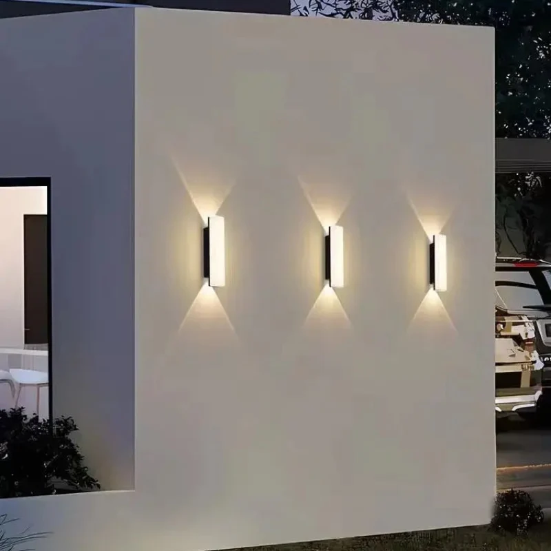 Nordic Aluminum LED Wall Light Outdoor Sconce By Euroselle