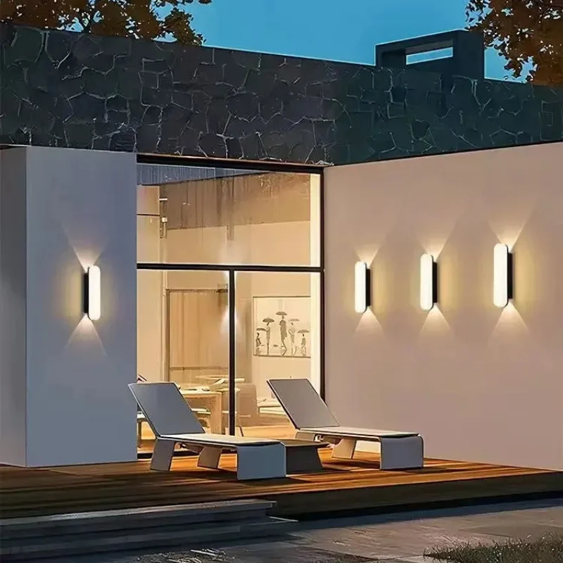 Nordic Aluminum LED Wall Light Outdoor Sconce By Euroselle