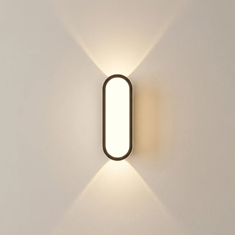 Nordic Aluminum LED Wall Light Outdoor Sconce By Euroselle