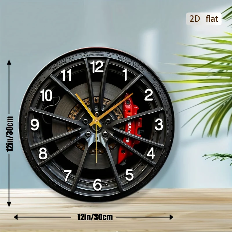 Euroselle Car-Inspired 2D Wall Clock For Enthusiasts