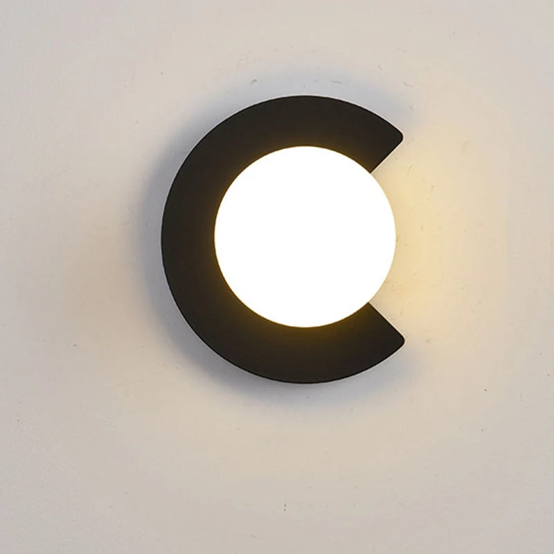 Euroselle Wall Light With Glass and Metal G9 Hardwired Minimalist Design
