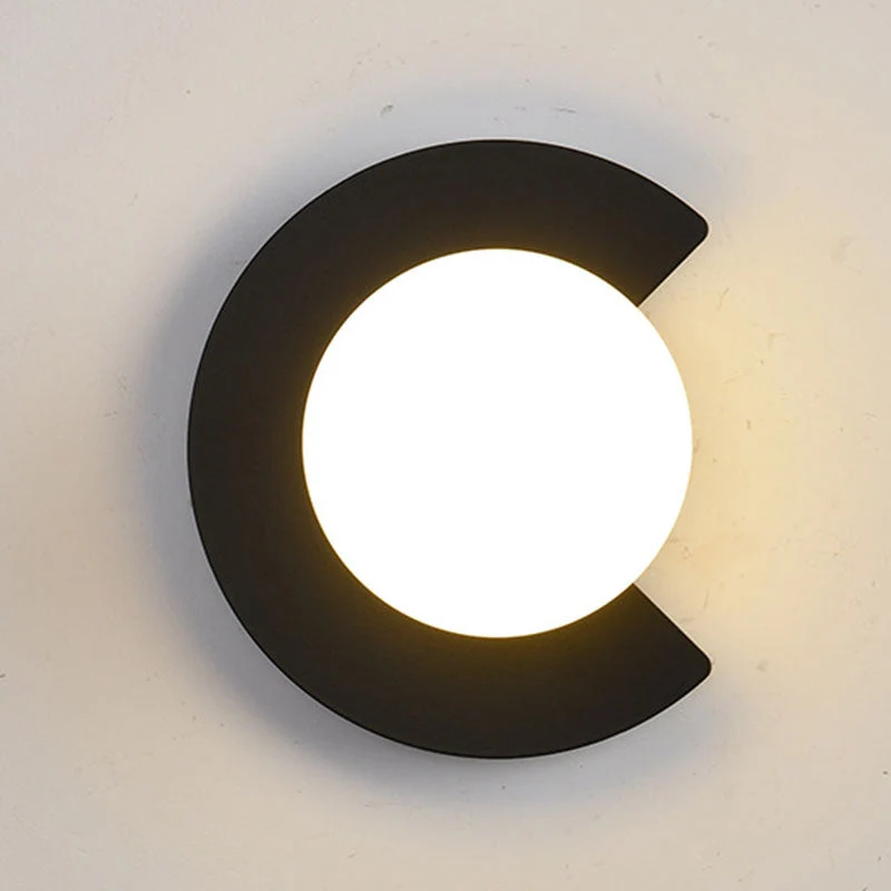 Euroselle Wall Light With Glass and Metal G9 Hardwired Minimalist Design