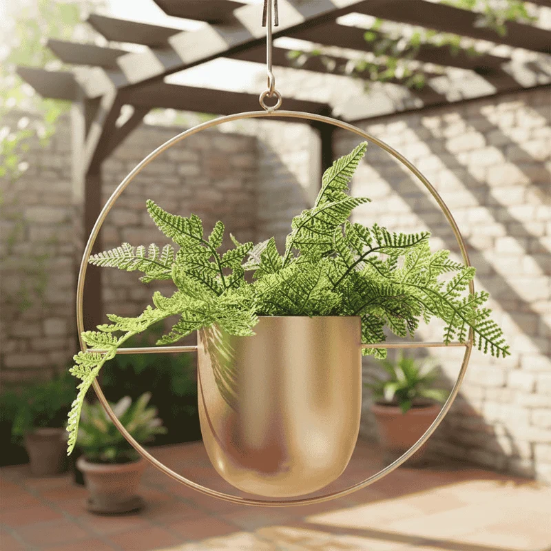 Euroselle Minimal Wall Planter Hanger For Modern Interior Style