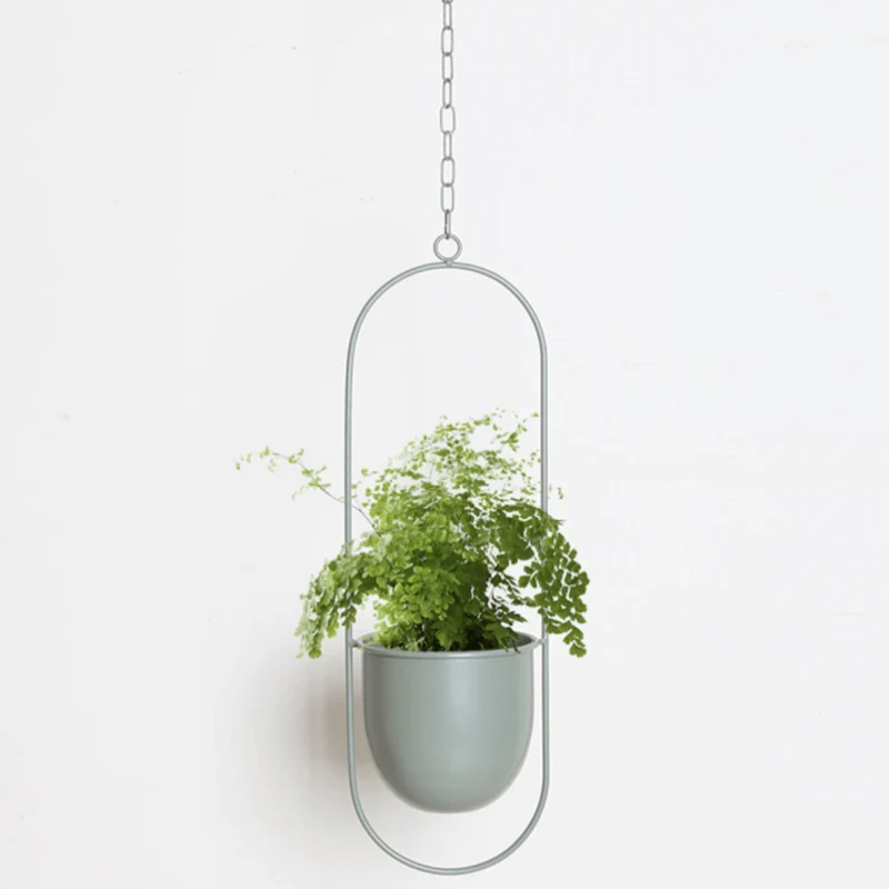 Euroselle Minimal Wall Planter Hanger For Modern Interior Style