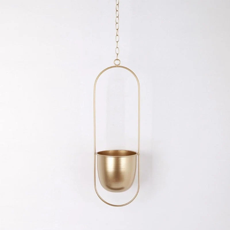 Euroselle Minimal Wall Planter Hanger For Modern Interior Style