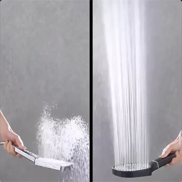 Euroselle High-Pressure Filtered Shower Head With Turbo Boost And Rain Spray