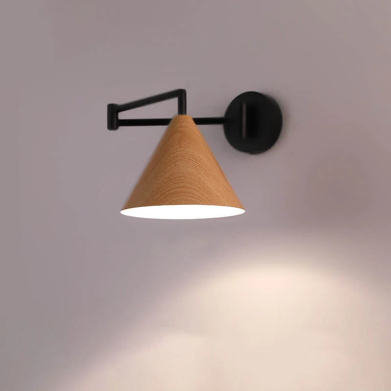 Euroselle Wall Sconce With Adjustable Arm For Targeted Illumination