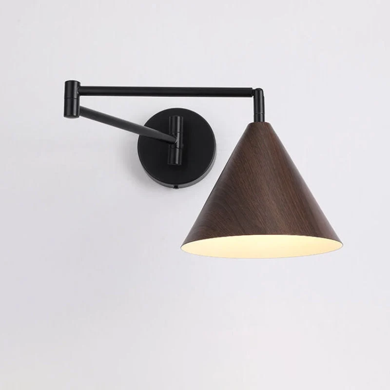 Euroselle Wall Sconce With Adjustable Arm For Targeted Illumination