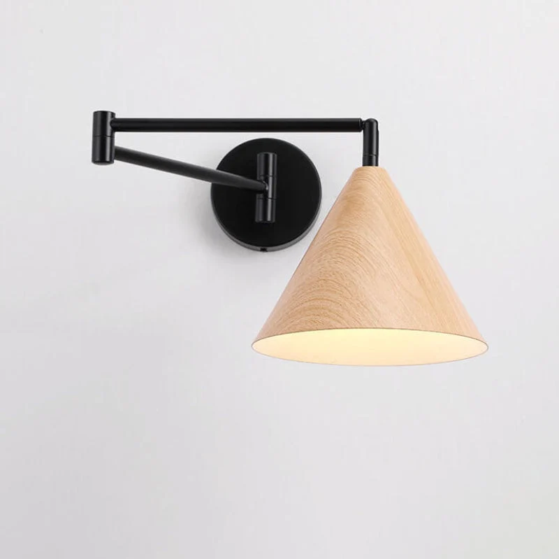 Euroselle Wall Sconce With Adjustable Arm For Targeted Illumination