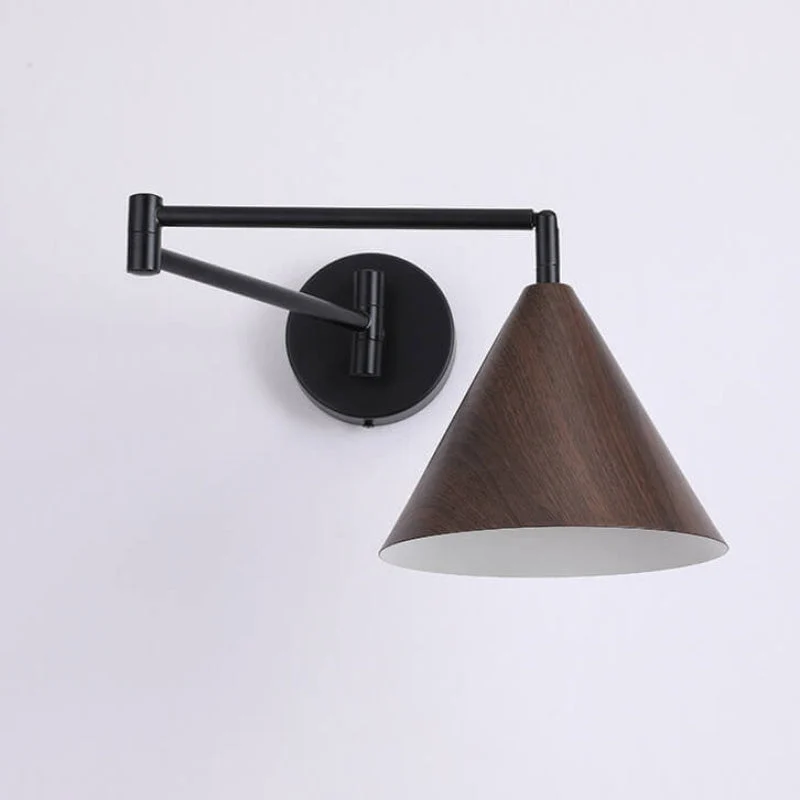 Euroselle Wall Sconce With Adjustable Arm For Targeted Illumination