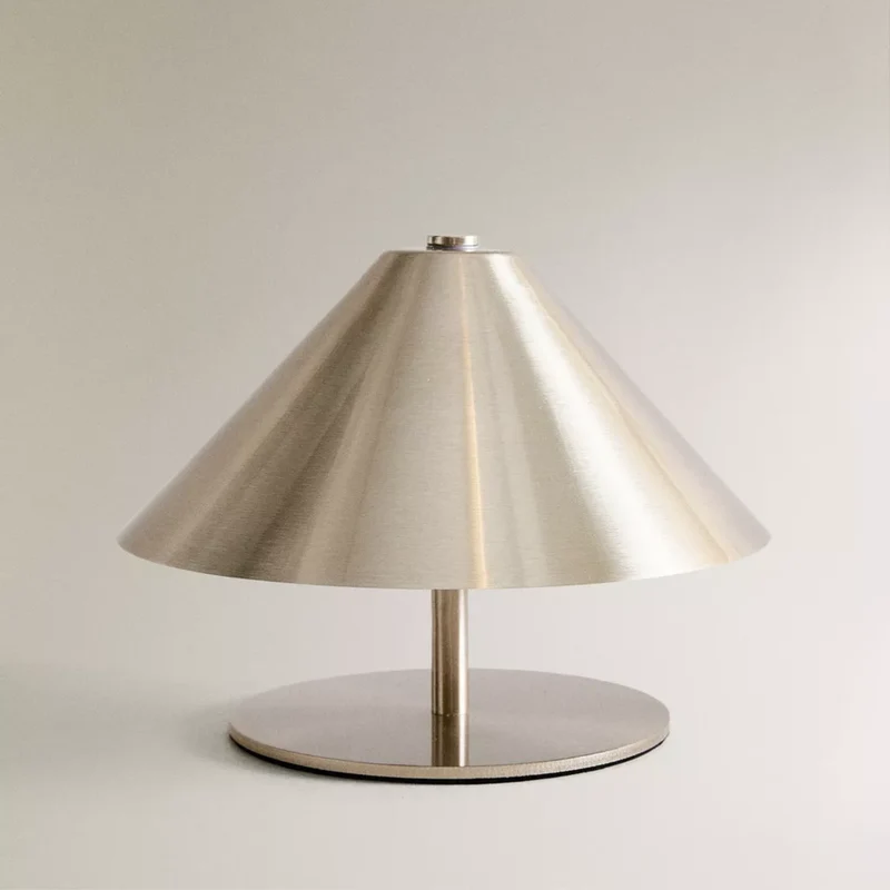 Euroselle LED Table Lamp Rechargeable USB 3W Touch Control With Warm Neutral Cool Iron ABS Gold