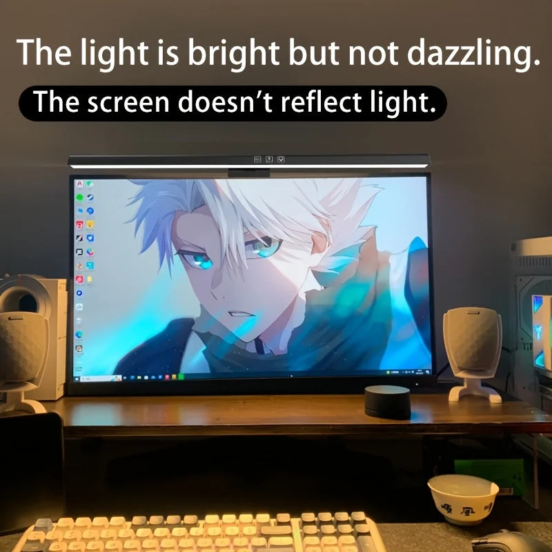 Euroselle Clip-On Desk Lamp For Computer Screen Office Use