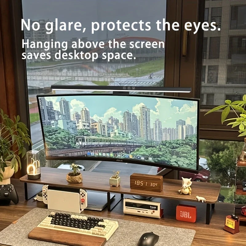 Euroselle Clip-On Desk Lamp For Computer Screen Office Use