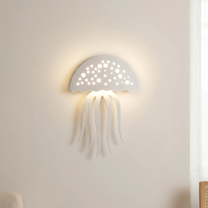 Wall Lamp LED Jellyfish Shape, 21 Cm Diameter, 2835SMD, AC 85 To 265V, Euroselle