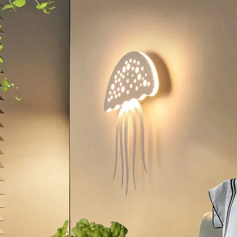 Wall Lamp LED Jellyfish Shape, 21 Cm Diameter, 2835SMD, AC 85 To 265V, Euroselle