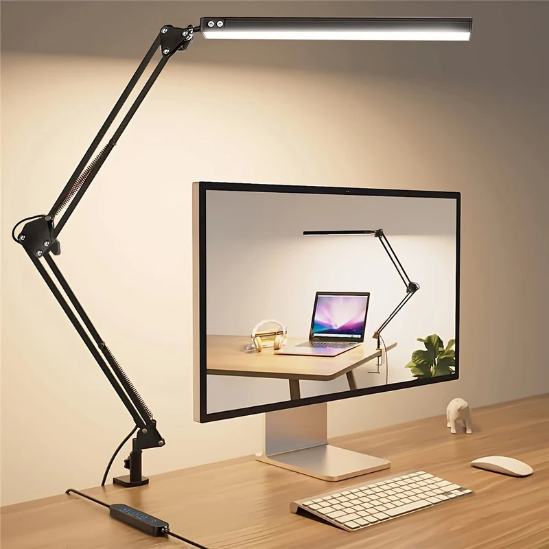 Euroselle Ultra Bright Adjustable LED Clip Lamp With Three Color Temperatures