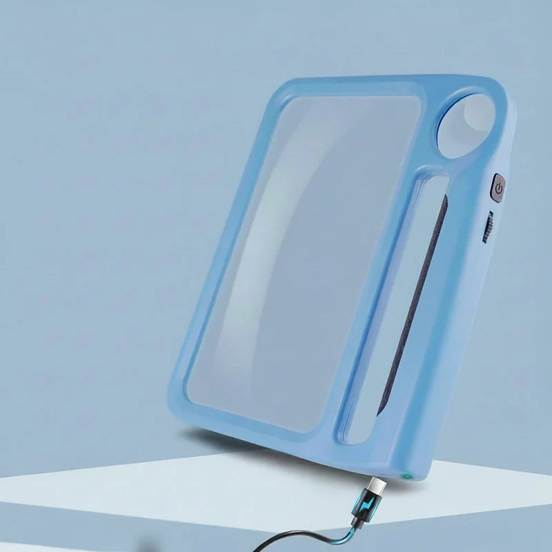 Euroselle USB Rechargeable Handheld Magnifying Glass With LED Light 5x 10x