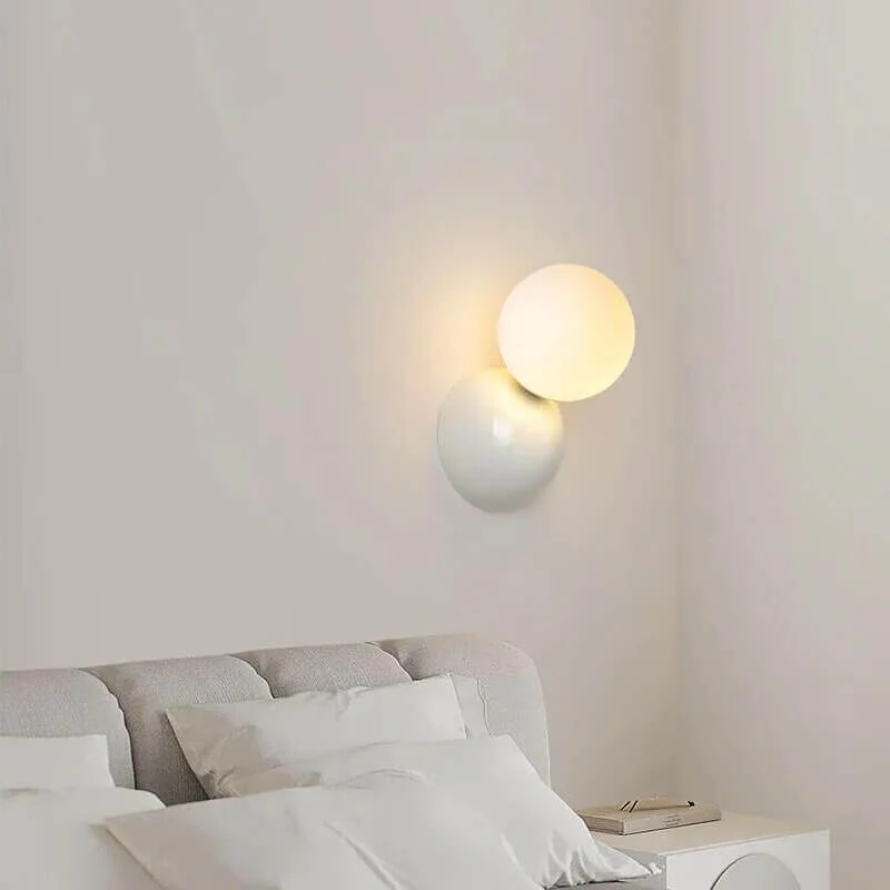 Euroselle Wall Light G4 Iron And Plastic, 18cm, 3 Color Options, Modern Indoor Sconce