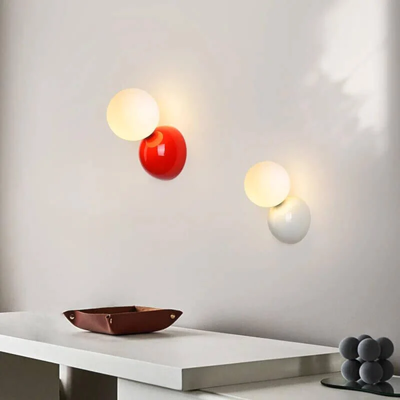 Euroselle Wall Light G4 Iron And Plastic, 18cm, 3 Color Options, Modern Indoor Sconce